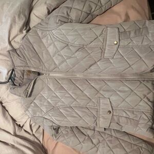 Women's Quilted Jacket in Cream